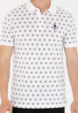 Erkek Beyaz Polo Yaka Tişört - 50265067019