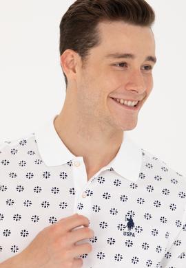 Erkek Beyaz Polo Yaka Tişört - 50265067019