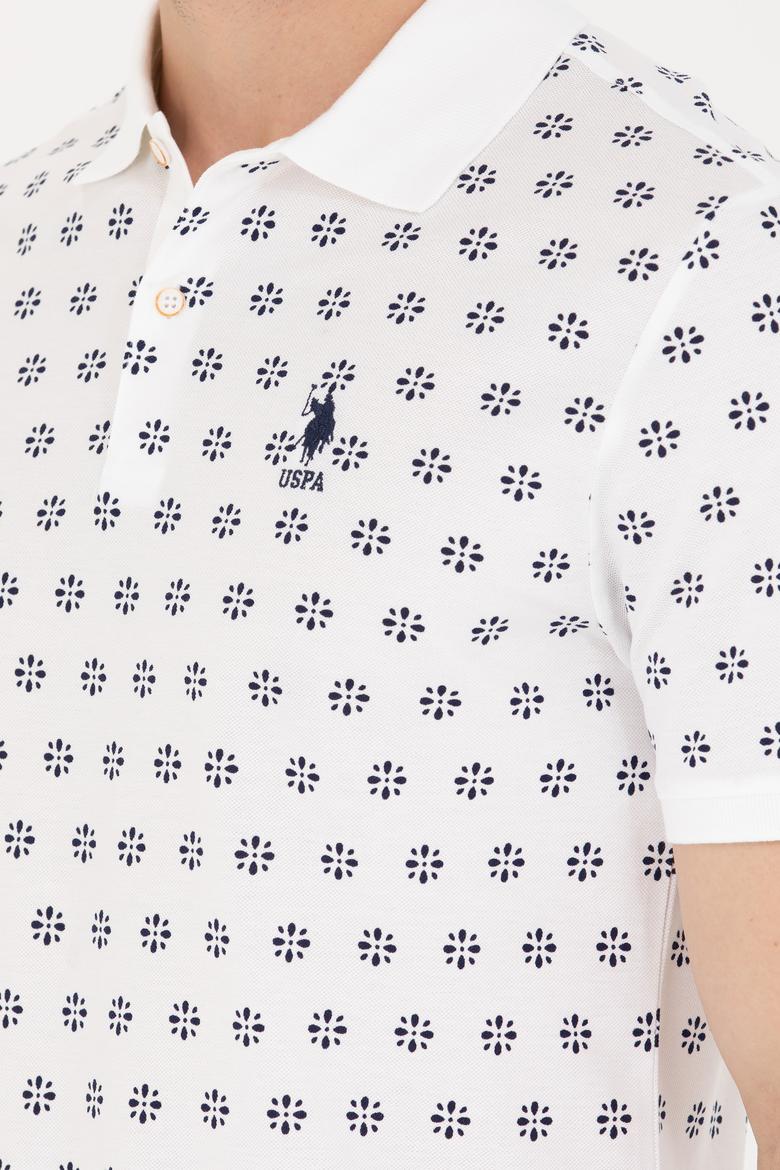 Erkek Beyaz Polo Yaka Tişört - 50265067019