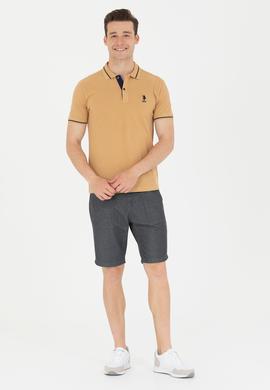 Erkek Camel Basic Polo Yaka Tişört - 50264890020