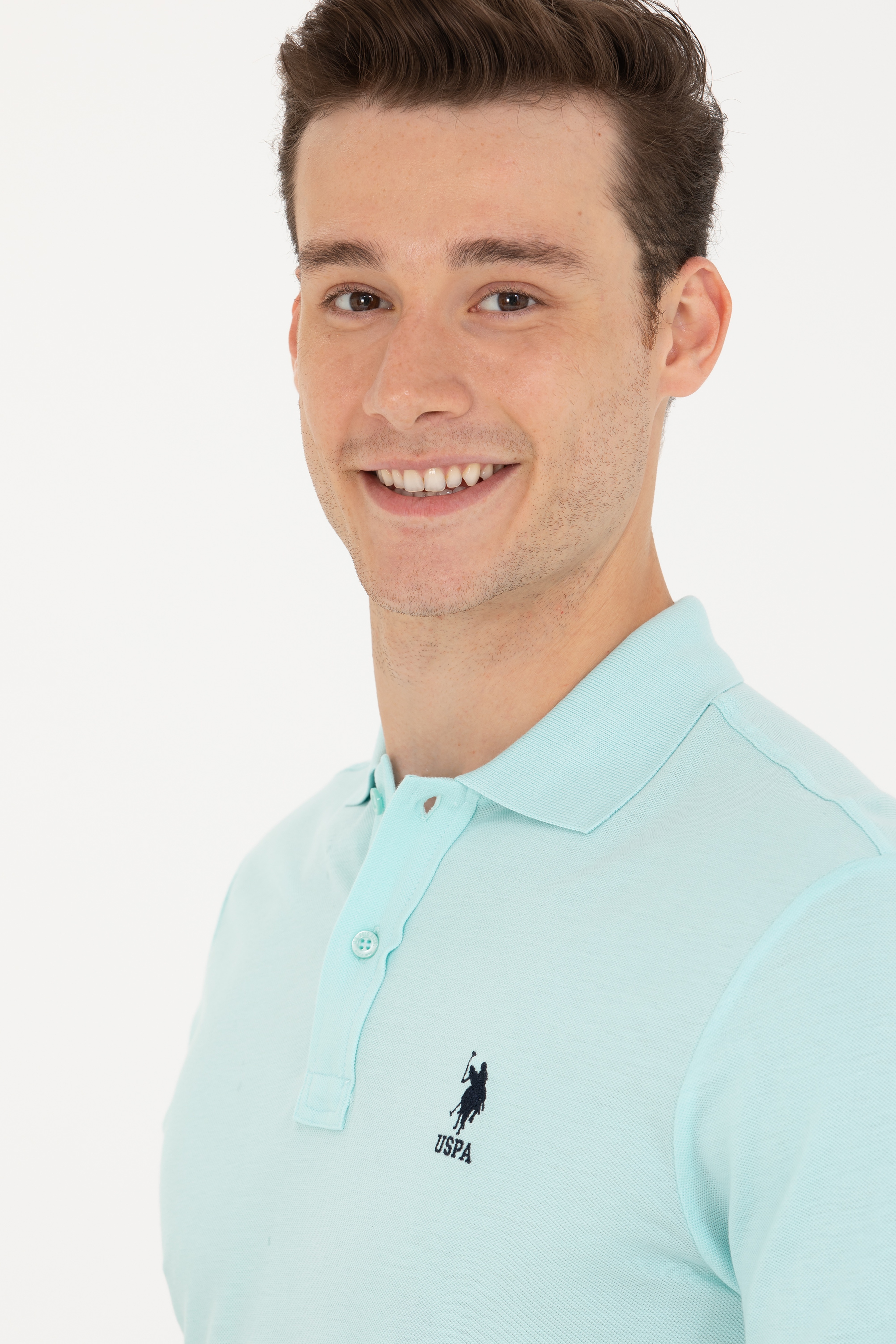 Erkek Nil Basic Polo Yaka Tişört - Image 2