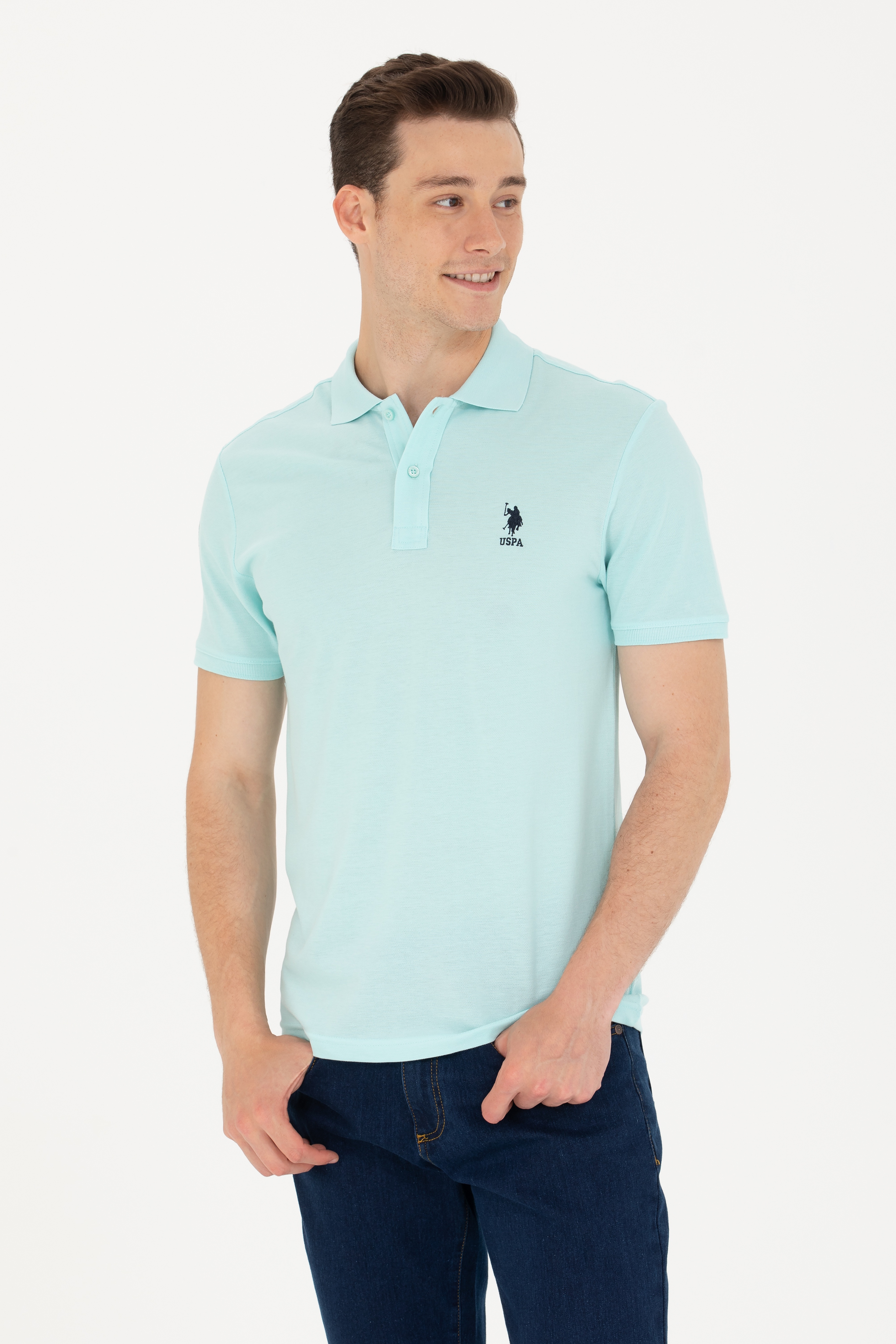 Erkek Nil Basic Polo Yaka Tişört
