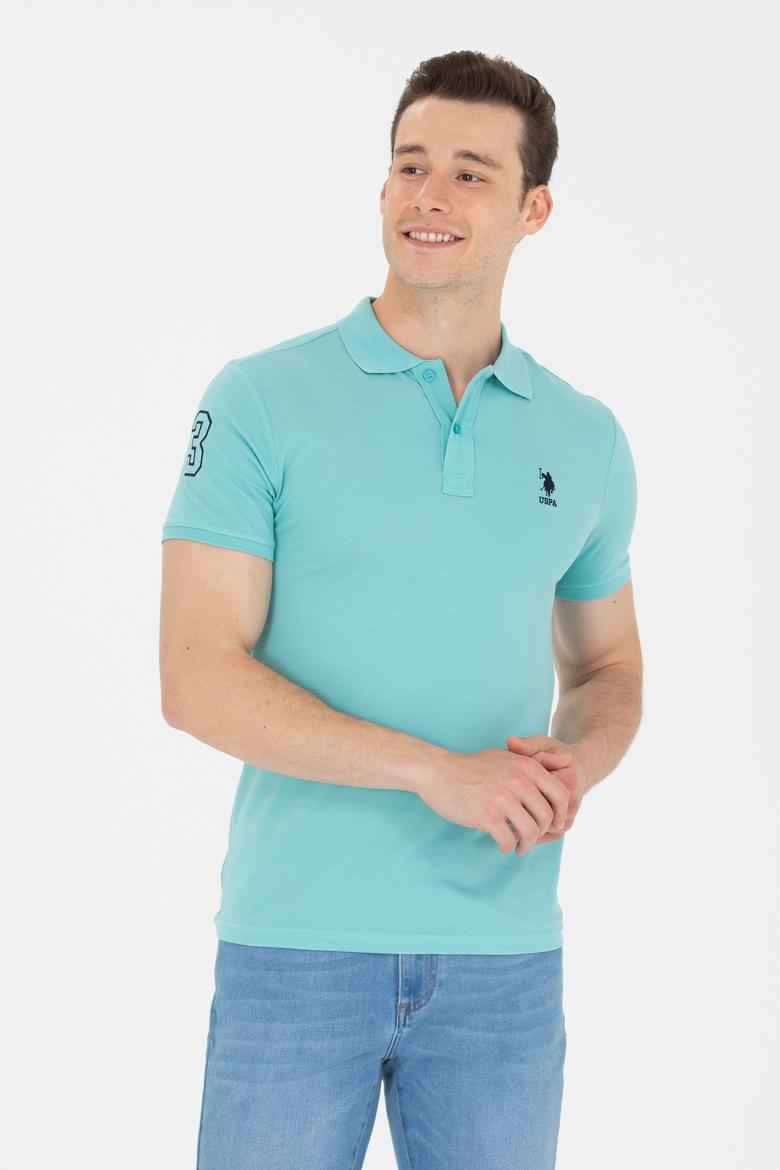 Erkek Mint Basic Polo Yaka Tişört