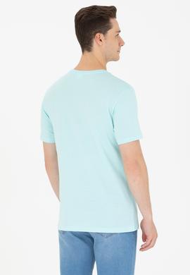 Erkek Nil Basic Bisiklet Yaka Tişört - 50264916126