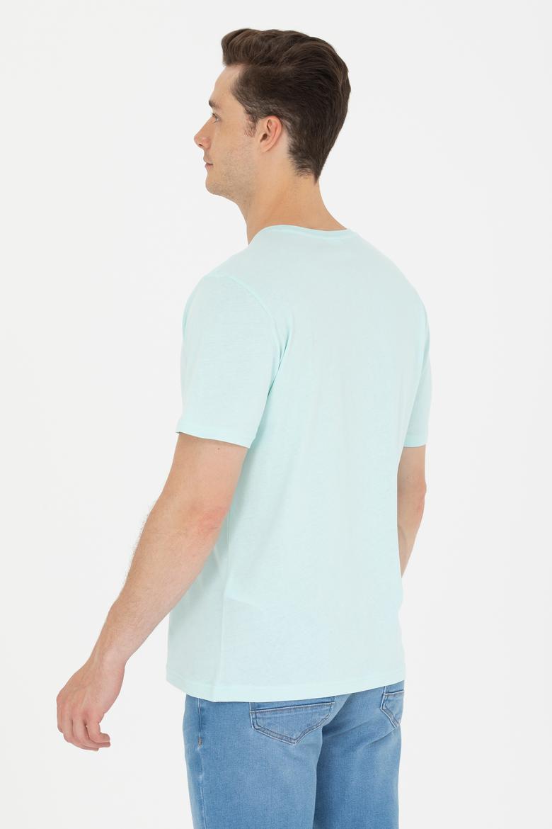 Erkek Nil Bisiklet Yaka Tişört - 50264950031