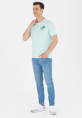 Erkek Nil Bisiklet Yaka Tişört - 50264950037