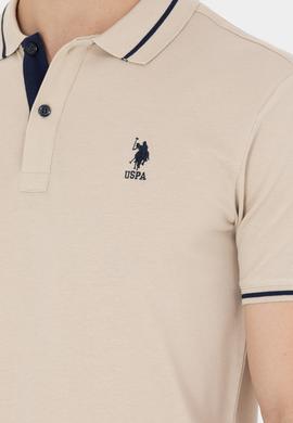Erkek Taş Basic Polo Yaka Tişört - 50264890088