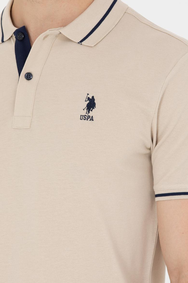 Erkek Taş Basic Polo Yaka Tişört - 50264890088