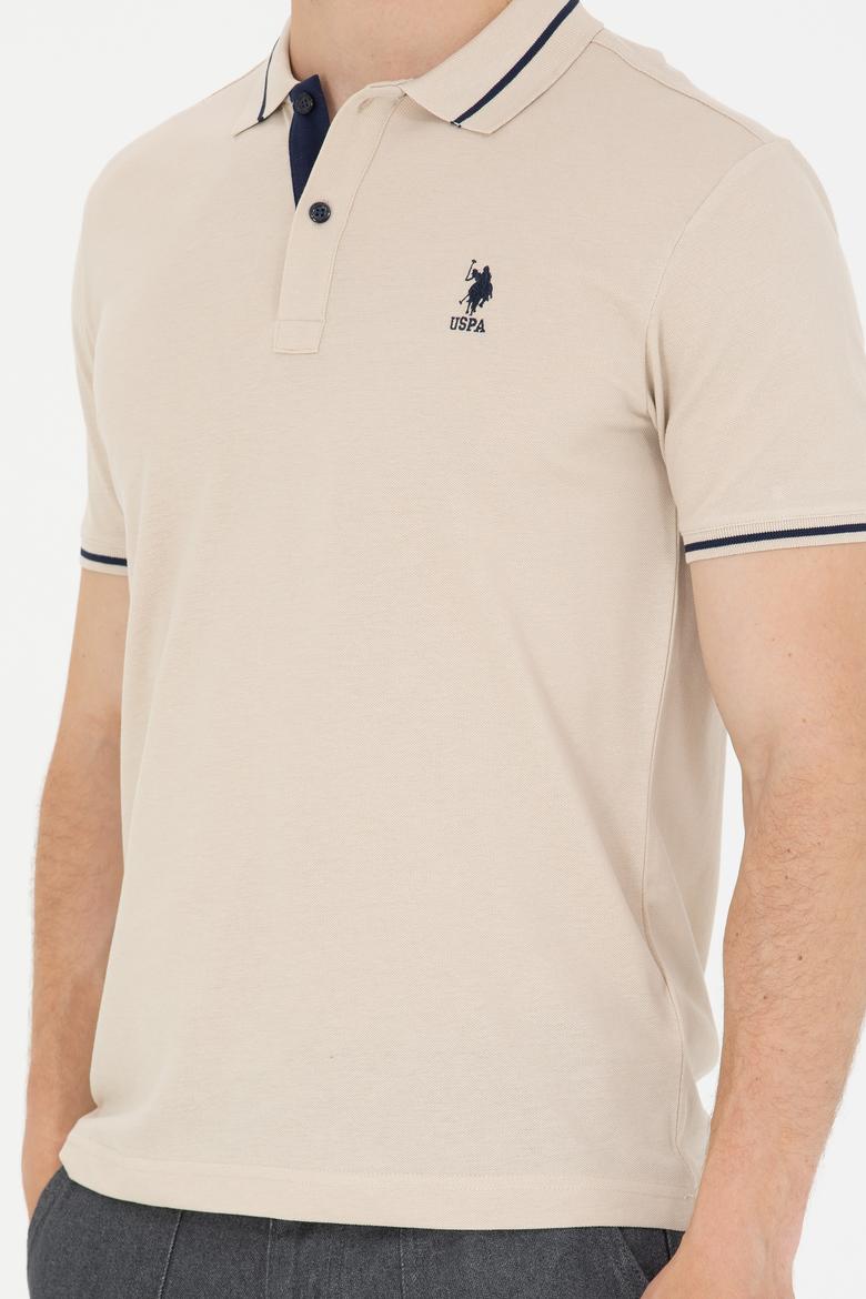 Erkek Taş Basic Polo Yaka Tişört - 50264890088