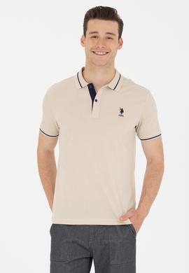 Erkek Taş Basic Polo Yaka Tişört - 50264890088
