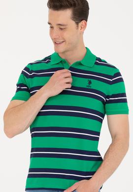 Erkek Yeşil Polo Yaka Tişört - 50265035017