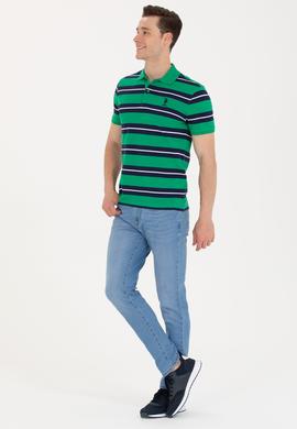 Erkek Yeşil Polo Yaka Tişört - 50265035017