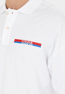 Erkek Beyaz Oversize Polo Yaka Tişört - 50265062017