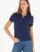 Kadın Lacivert Basic Polo Yaka Tişört
