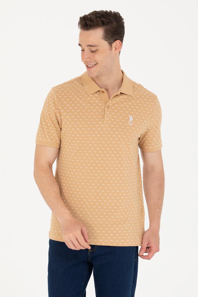 Erkek Camel Polo Yaka Tişört