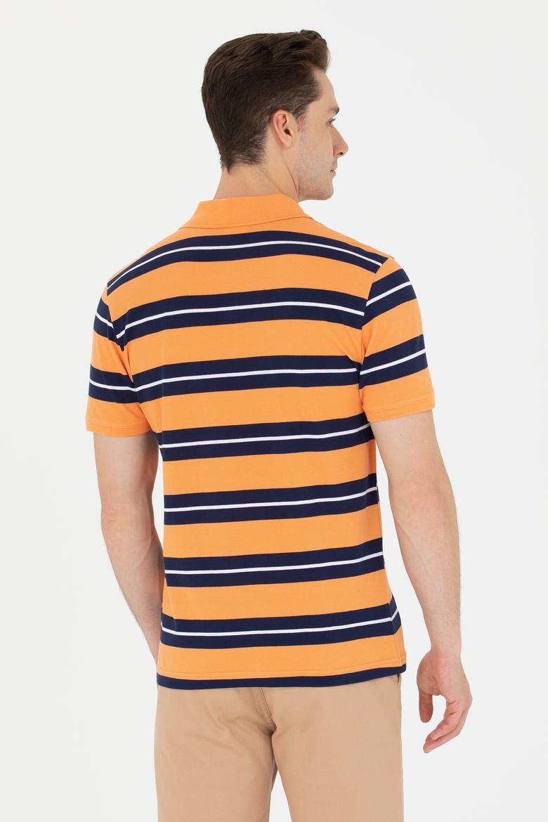 Erkek Turuncu Polo Yaka Tişört - 50265035028
