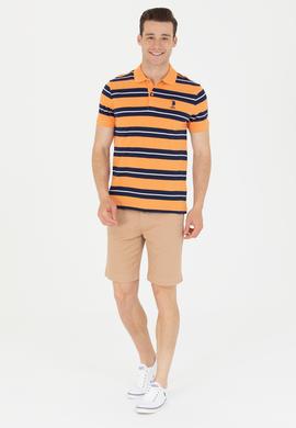 Erkek Turuncu Polo Yaka Tişört - 50265035028