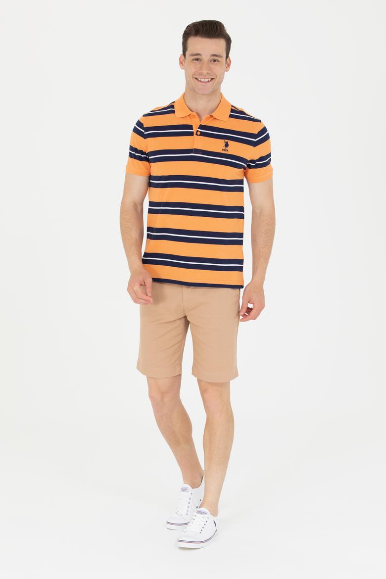 Erkek Turuncu Polo Yaka Tişört - 50265035028