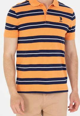 Erkek Turuncu Polo Yaka Tişört - 50265035028