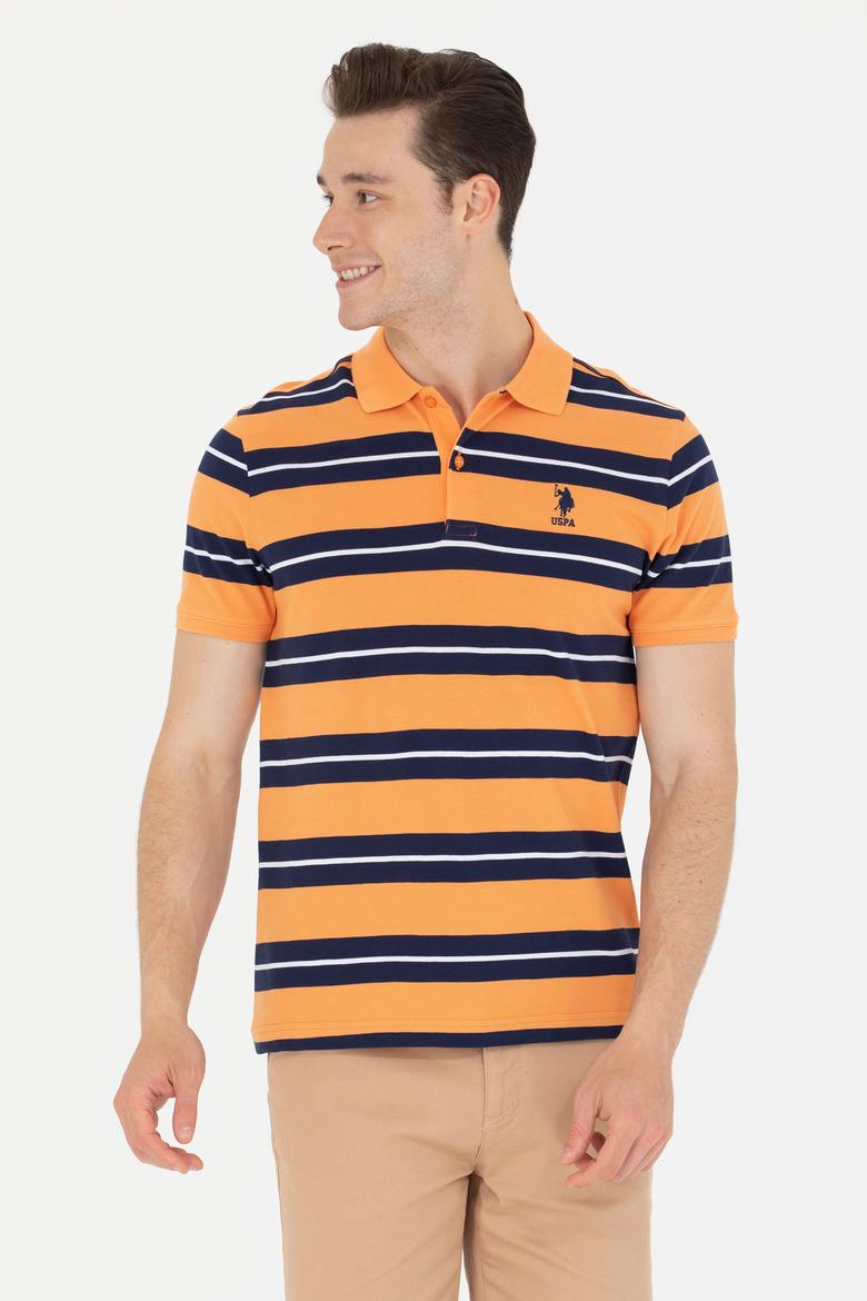 Erkek Turuncu Polo Yaka Tişört - 50265035028