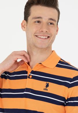 Erkek Turuncu Polo Yaka Tişört - 50265035028