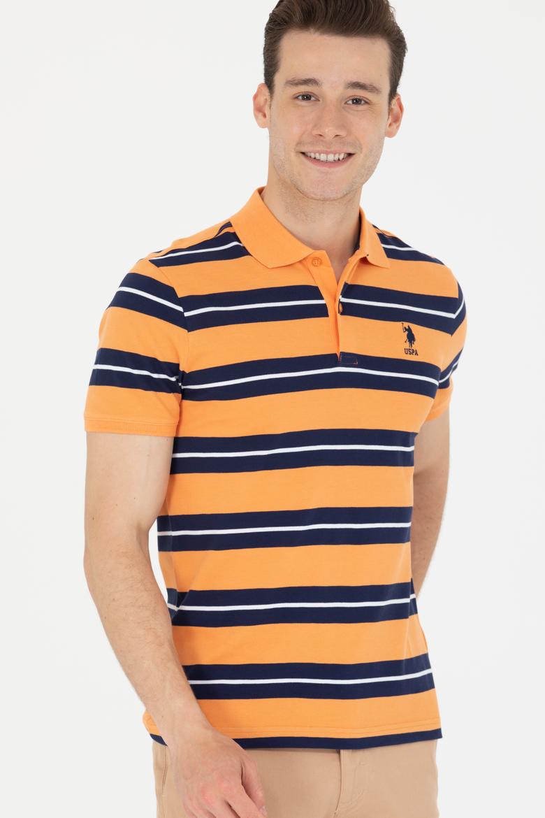 Erkek Turuncu Polo Yaka Tişört