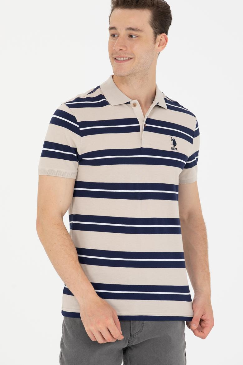 Erkek Taş Polo Yaka Tişört