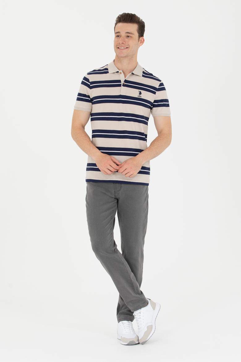 Erkek Taş Polo Yaka Tişört - 50265035038