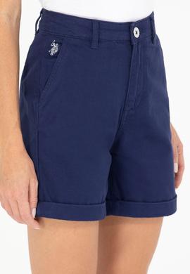 Kadın Lacivert Dokuma Şort - 50269071002