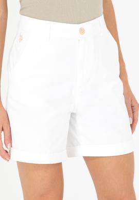 Kadın Beyaz Dokuma Şort - 50269071014