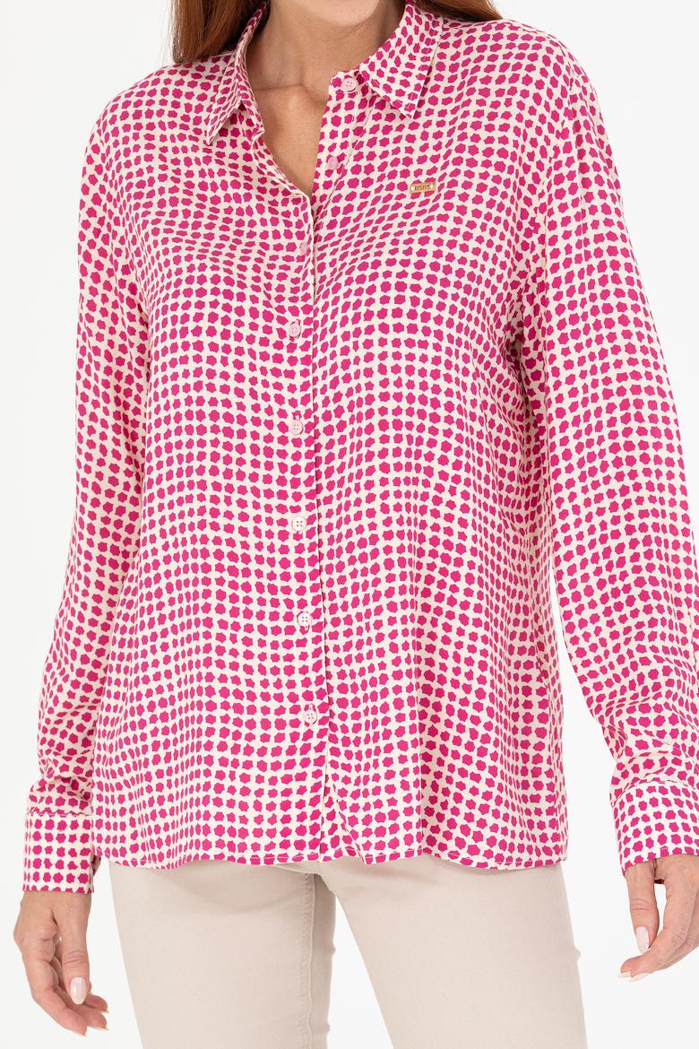 Kadın Manolya Uzun Kollu Gömlek - 50266153004