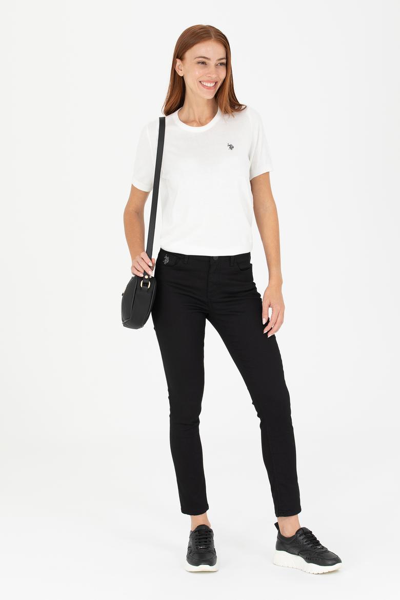 Kadın Ekru Bisiklet Yaka Kazak - 50266182008