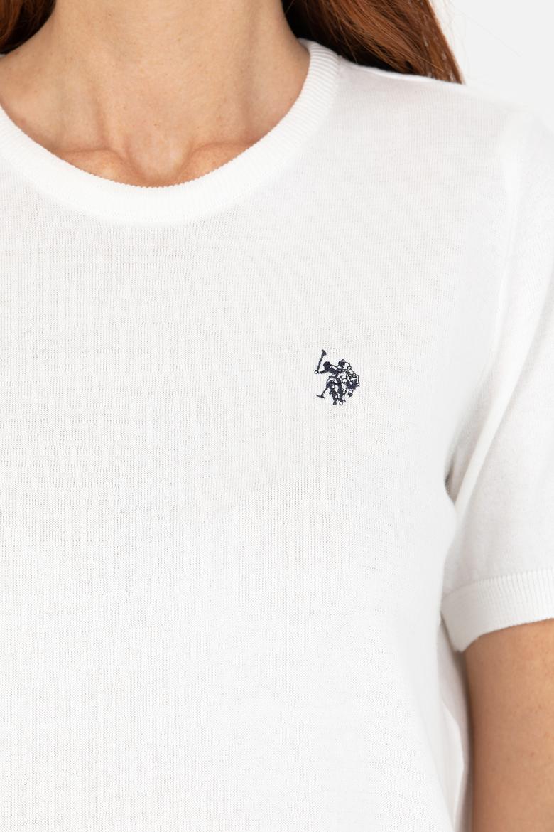 Kadın Ekru Bisiklet Yaka Kazak - 50266182008