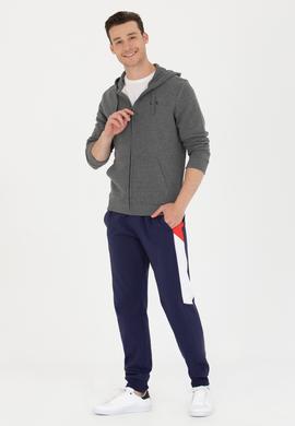 Erkek Antrasit Melanj Örme Hırka - 50276152057