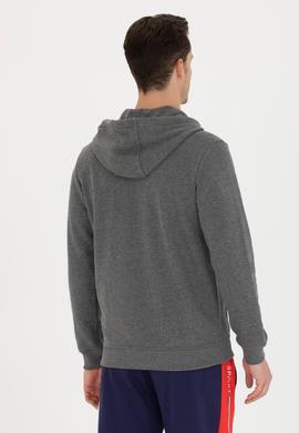 Erkek Antrasit Melanj Örme Hırka - 50276152057