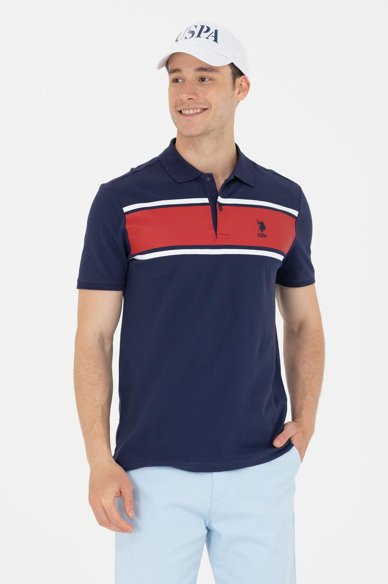 Erkek Lacivert Polo Yaka Tişört