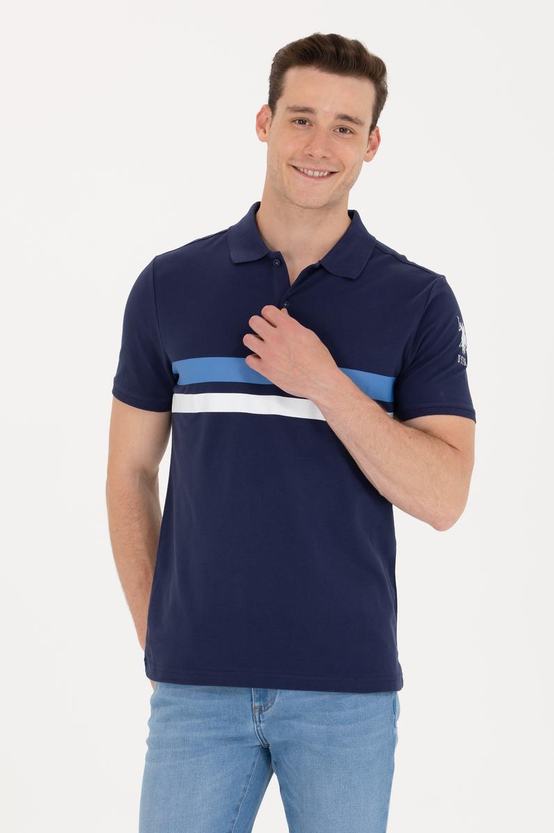 Erkek Lacivert Polo Yaka Tişört