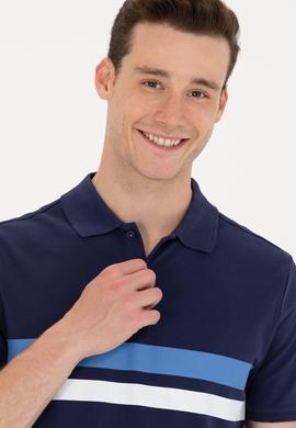 Erkek Lacivert Polo Yaka Tişört - 50264947006