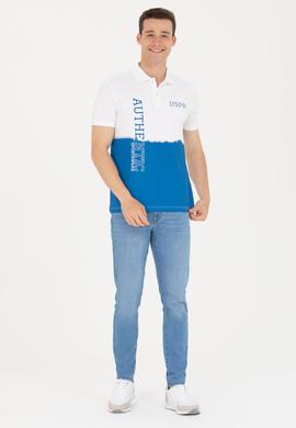 Erkek Saks Polo Yaka Tişört - 50264981013