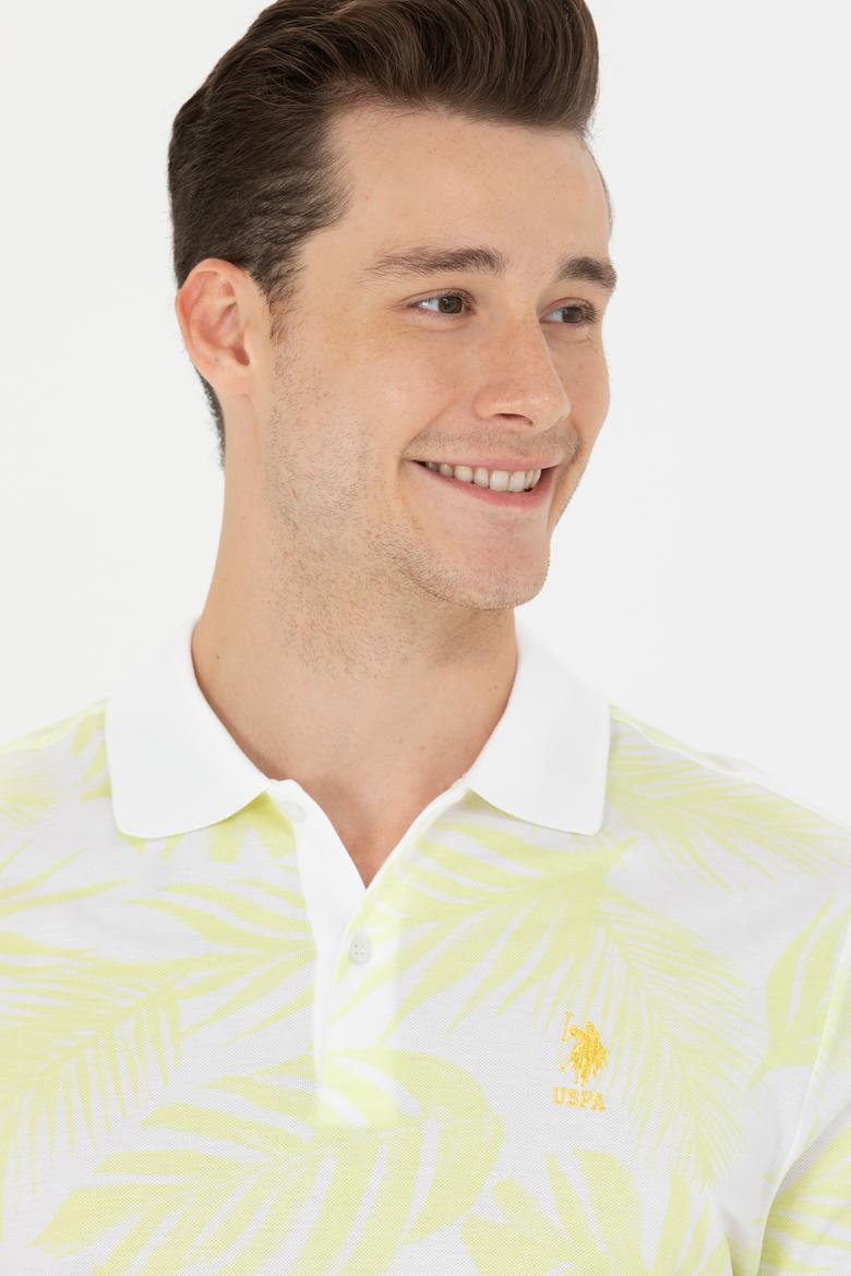 Erkek Açık Sarı Polo Yaka Tişört - 50265033036