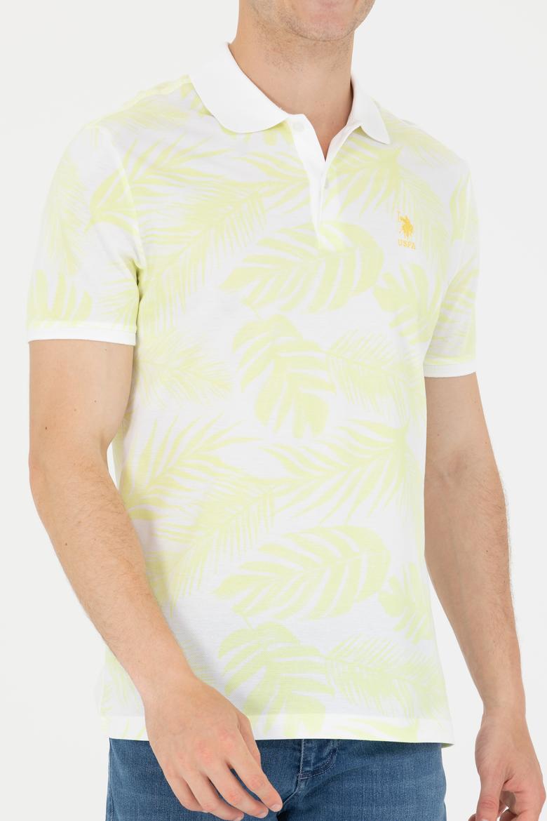 Erkek Açık Sarı Polo Yaka Tişört - 50265033036