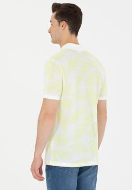 Erkek Açık Sarı Polo Yaka Tişört - 50265033036