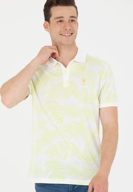 Erkek Açık Sarı Polo Yaka Tişört - 50265033036