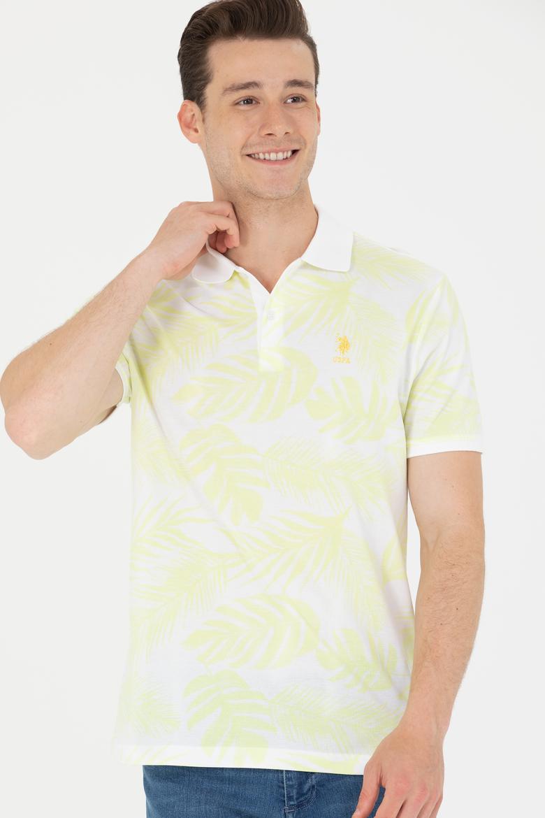 Erkek Açık Sarı Polo Yaka Tişört - 50265033036