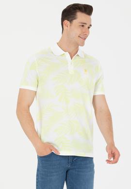Erkek Açık Sarı Polo Yaka Tişört - 50265033036