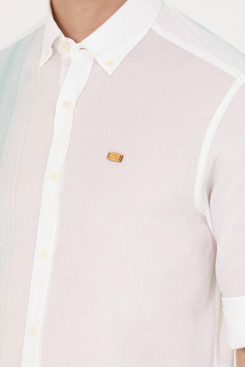 Erkek Beyaz Uzun Kollu Gömlek - 50264069028