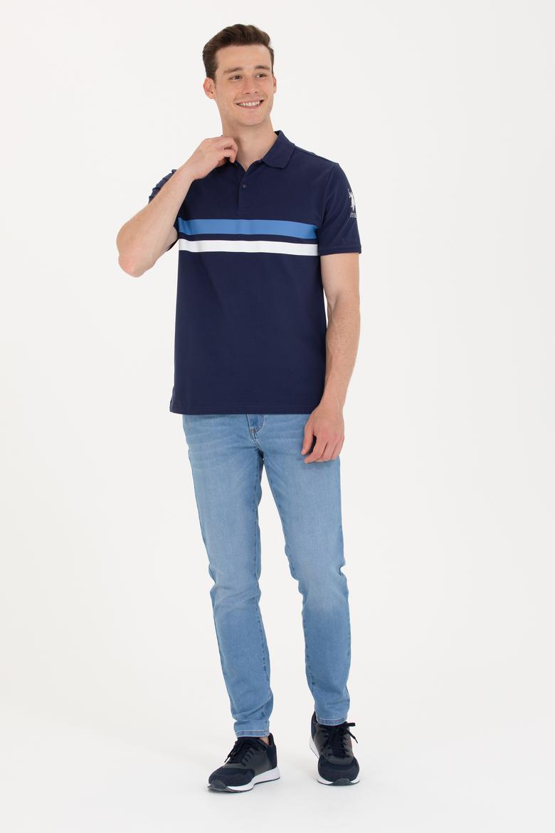 Erkek Lacivert Polo Yaka Tişört - 50264947006