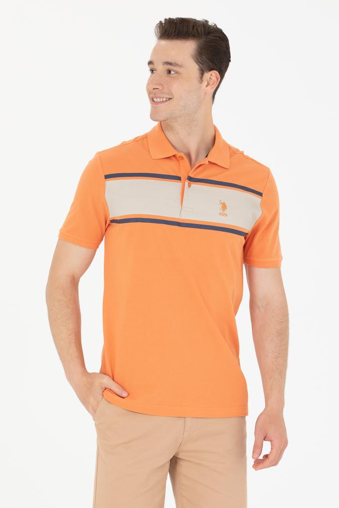 Erkek Kiremit Polo Yaka Tişört