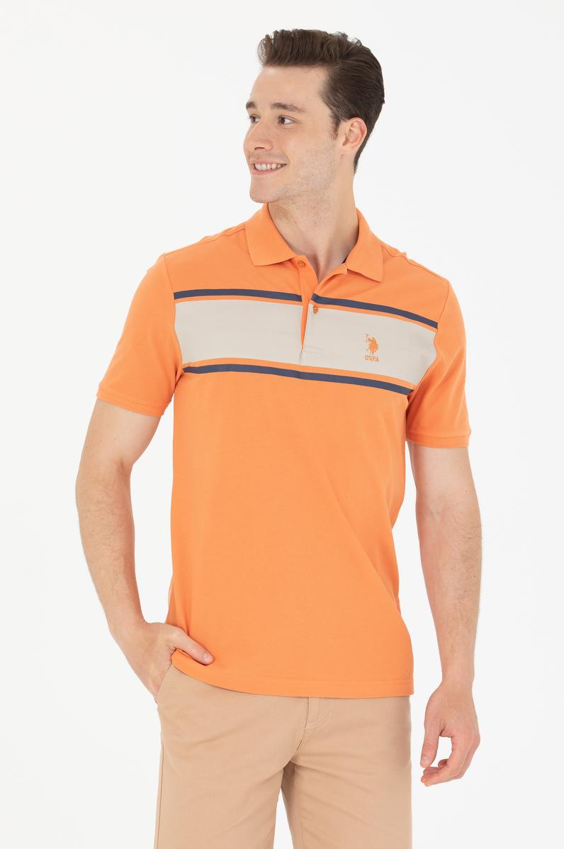 Erkek Kiremit Polo Yaka Tişört