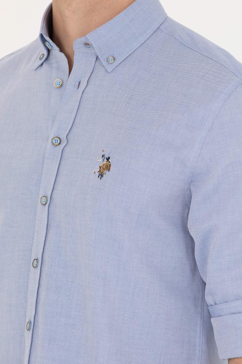 Erkek Mavi Uzun Kollu Gömlek - 50263714010